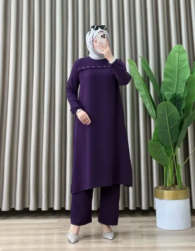 Nadide Pantolonlu Takım