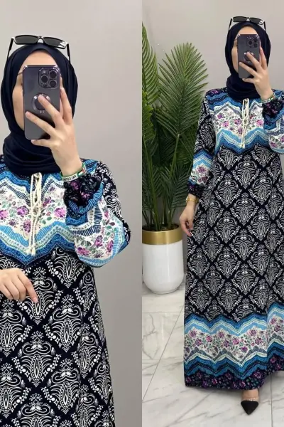 VİSKON KUMAŞ DENİZ ELBİSE