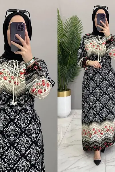 VİSKON KUMAŞ DENİZ ELBİSE