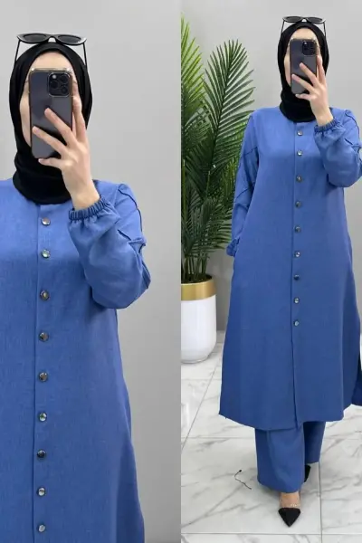 KREP KUMAŞ AÇILABİLİR METAL  2'Lİ VİLDAN TAKIM