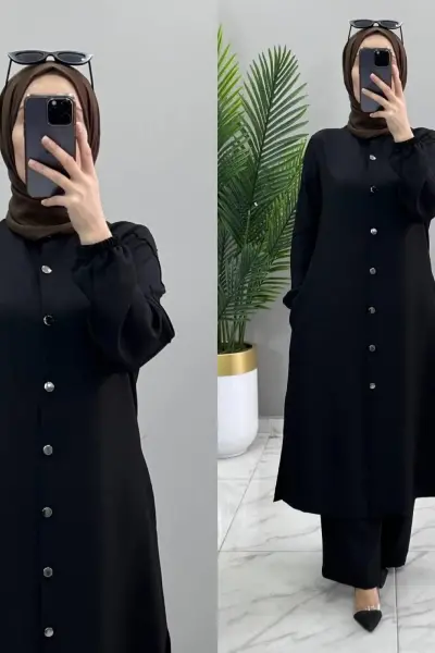 KREP KUMAŞ AÇILABİLİR METAL  2'Lİ VİLDAN TAKIM