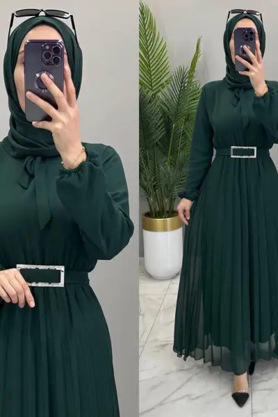 İTHAL PİLİSELİ ŞİFON KUMAŞ BANU ABİYE