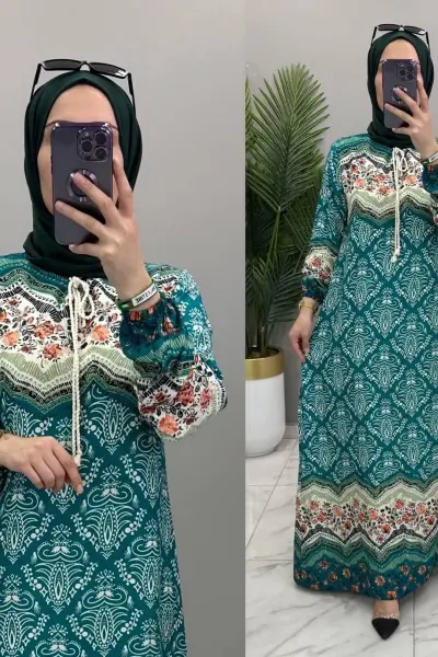 VİSKON KUMAŞ DENİZ ELBİSE