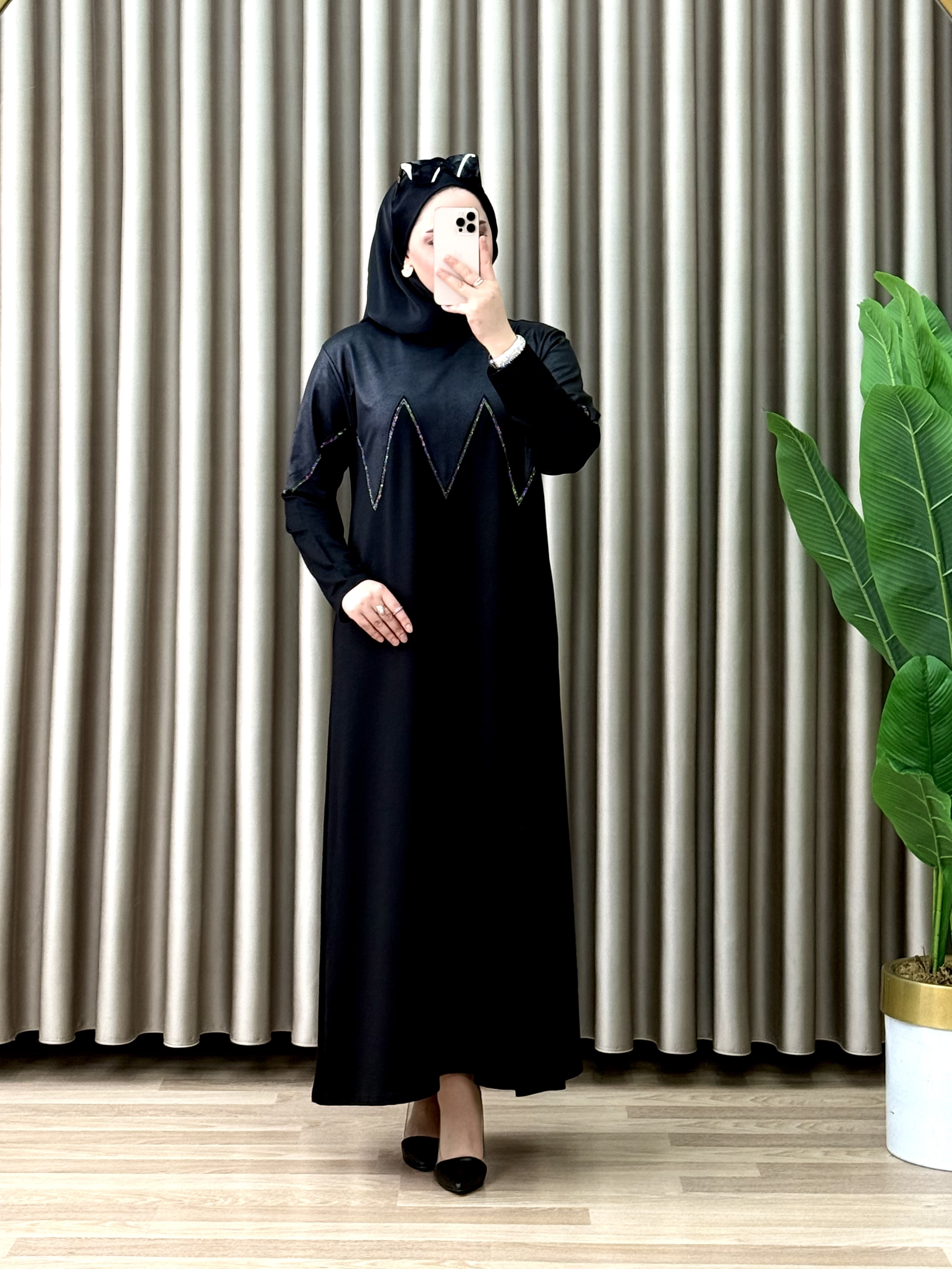 Taşlı hilal Elbise