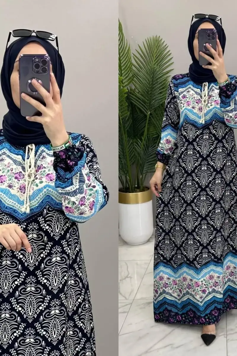 VİSKON KUMAŞ DENİZ ELBİSE